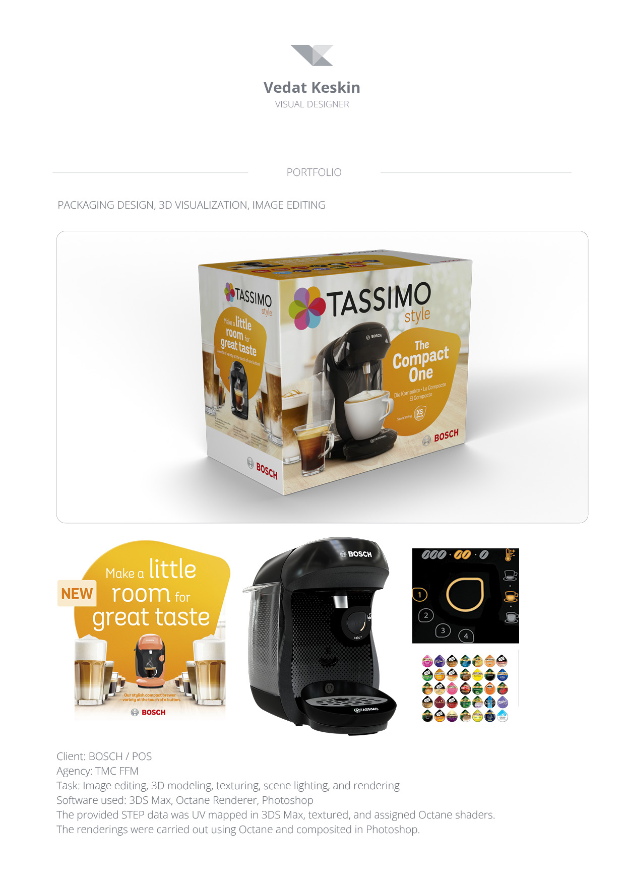 VEDAT KEEN KESKIN / VISUAL DESIGNER